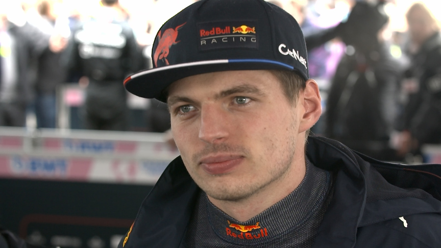 Verstappen 'super happy' with maximum points and Red Bull one-two