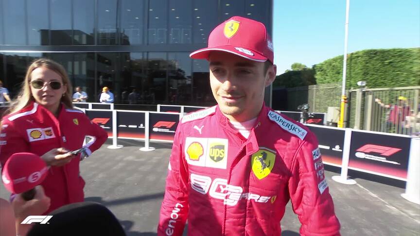 Charles Leclerc: 'The sensation was quite positive' today