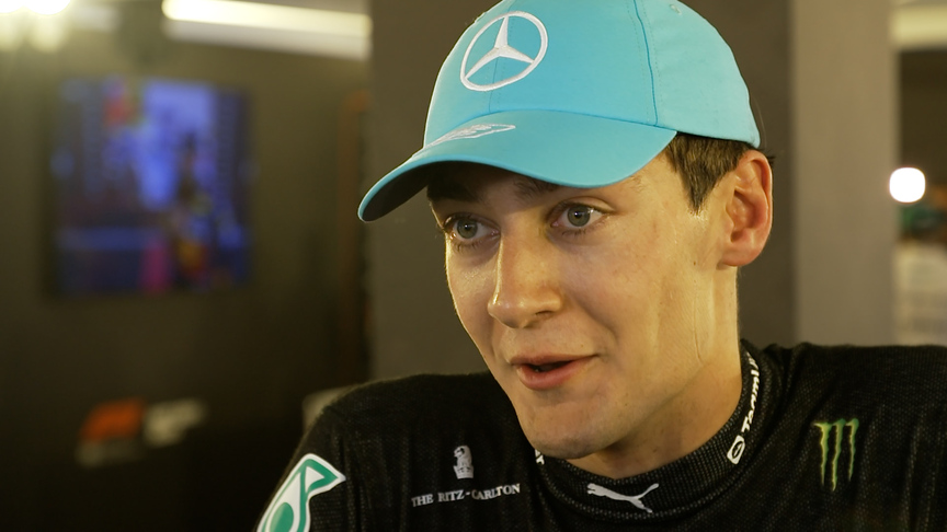 Russell disappointed after letting positions slip on the restart – ‘P5 was on the cards’