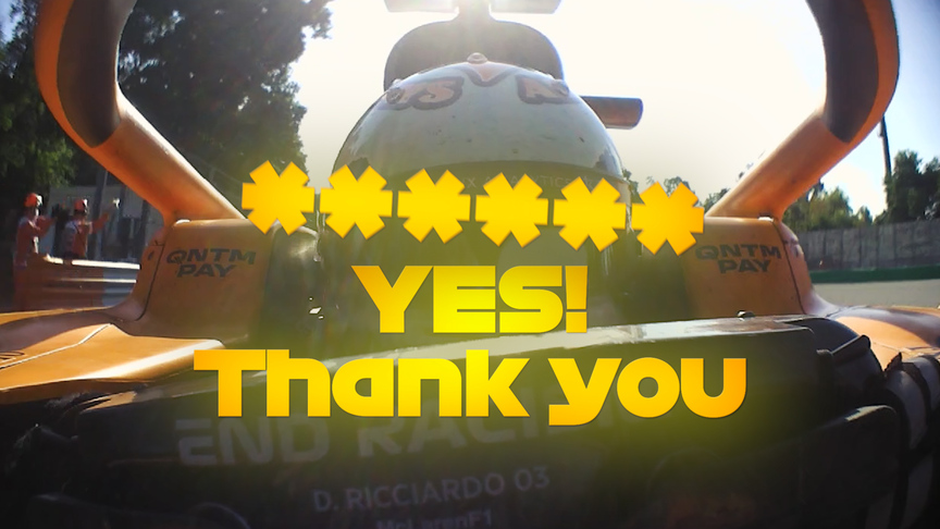 ONBOARD: Daniel Ricciardo celebrates his first win with McLaren