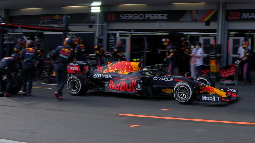 2021 Azerbaijan Grand Prix: Red Bull benefits from Hamilton's slow pit stop as Pérez goes P2