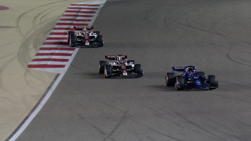 2022 Bahrain Grand Prix: Albon and Bottas go wheel-to-wheel in midfield battle