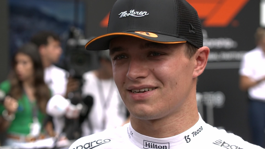 Norris happy to qualify P5: 'The car has been feeling very good all weekend'