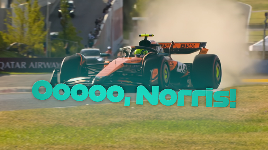 2025 Hungarian GP FP2: Norris drives off track as Russell reacts behind