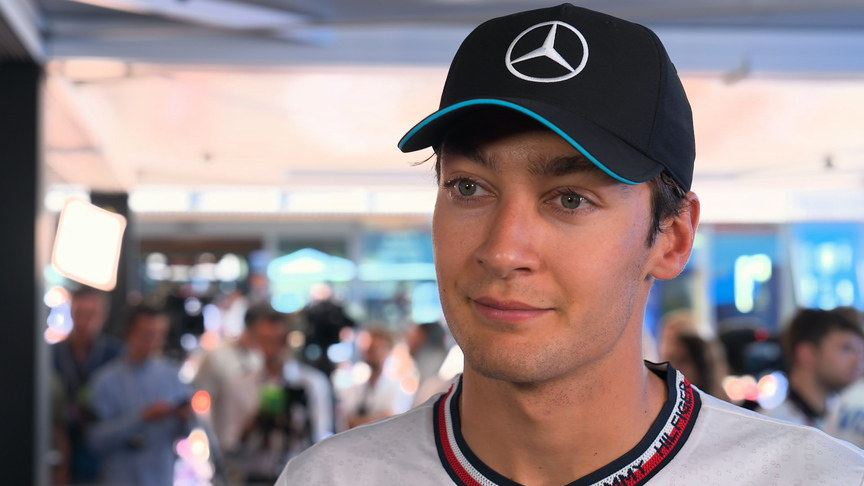 Russell on his P6: ‘I finished the lap with a smile on my face’