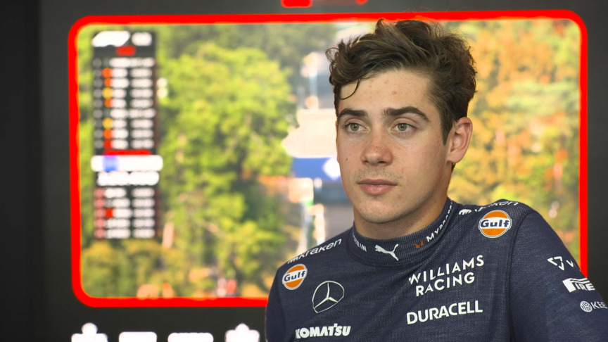 Colapinto 'excited' for first F1 race after 'frustrating' early exit from Qualifying