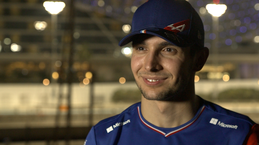 Esteban Ocon details 'interesting' session testing new tyres in Abu Dhabi