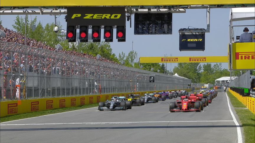 Canadian GP: Watch the F1 race start in Montreal