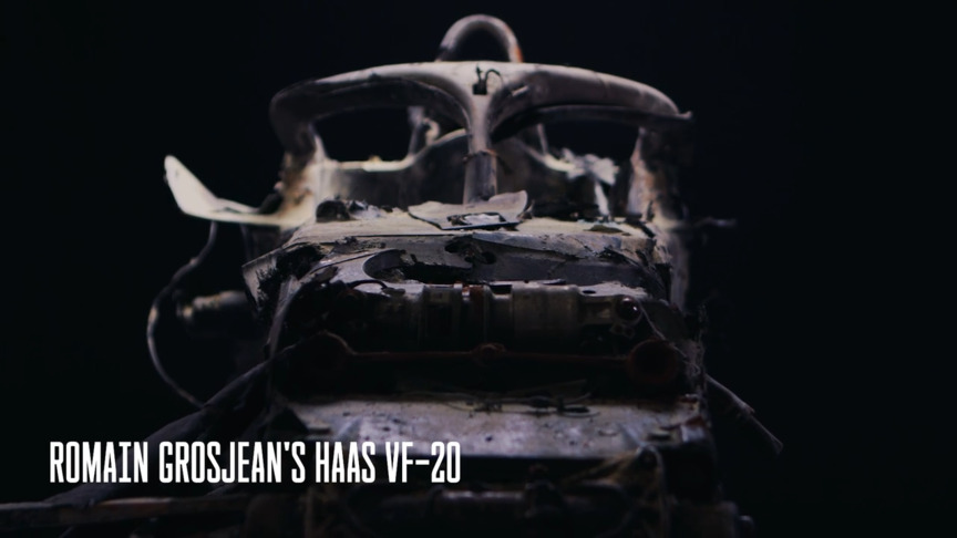 Romain Grosjean’s car from 2020 crash to be exclusively displayed at Formula 1 Exhibition in Madrid