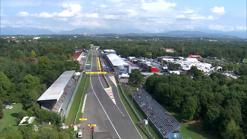 A bird's-eye view of Monza