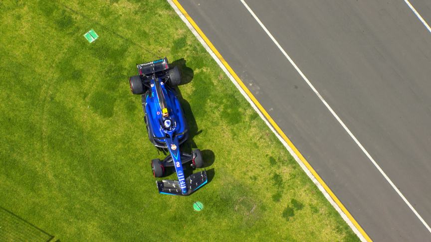 2023 Australian GP FP1: Sargeant causes second red flag of the session after his Williams stops on track