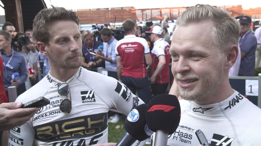 Romain Grosjean and Kevin Magnussen: Haas drivers happy with top ten finish