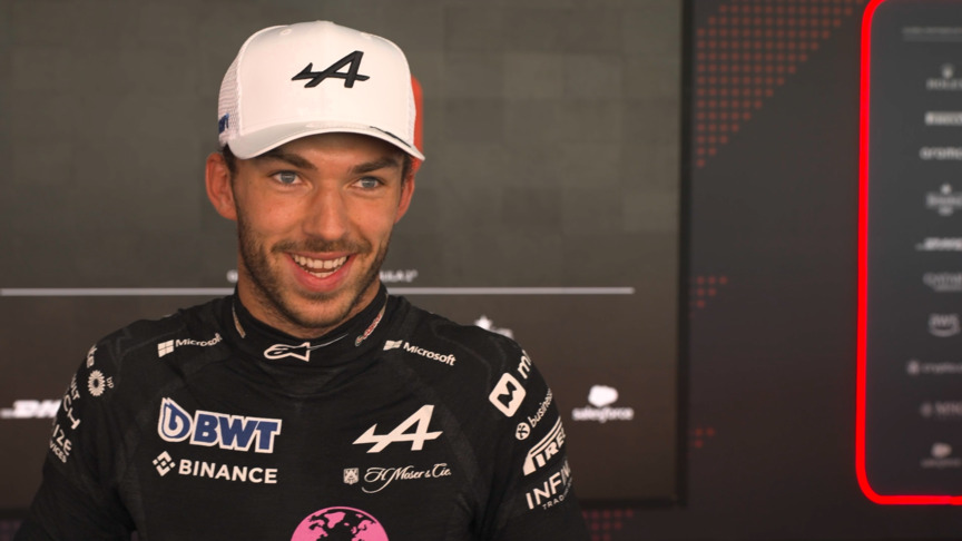 Gasly pleasantly surprised by Alpine pace in Spain after going P4 in FP2