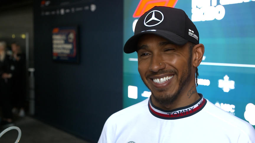 Lewis Hamilton 'feeling incredible' with Mercedes 'in really nice position' on Sunday's front row