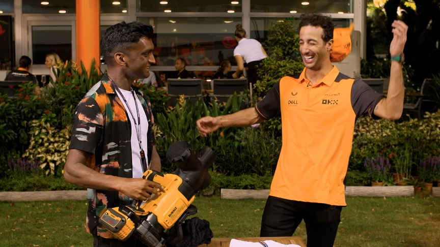 Daniel Ricciardo explains how F1 drivers keep cool