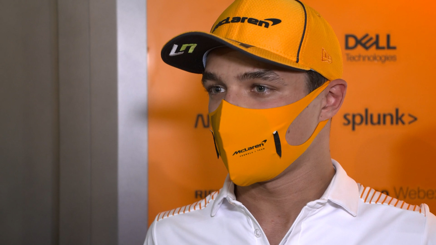 Lando Norris a 'bit surprised' by Friday practice pace 