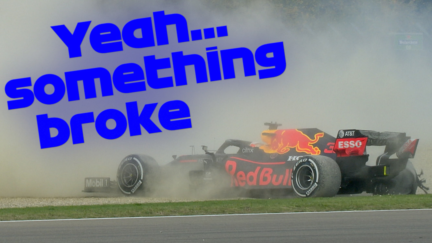 2020 Emilia Romagna Grand Prix: Verstappen spins out after tyre failure