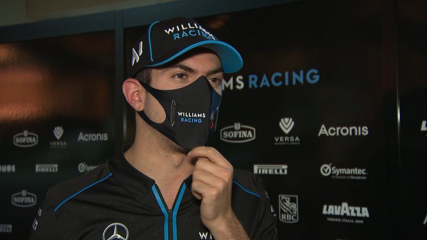 Nicholas Latifi found Sakhir Grand Prix practice 'pretty hectic'