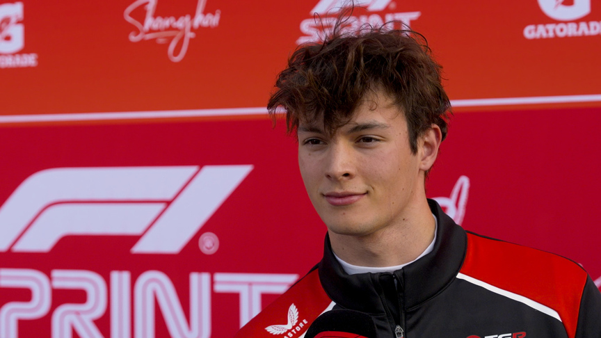 Ollie Bearman 'happy with P9' 