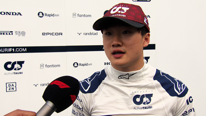 Yuki Tsunoda: 'Happy' with 'smooth' day in Baku