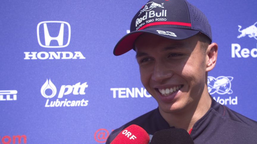 Alexander Albon: 'I did most of my learning on the installation laps'