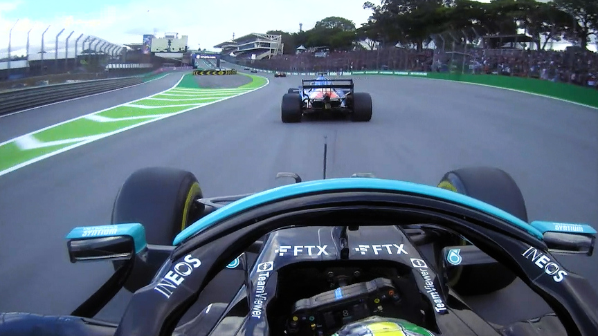 2021 São Paulo GP F1 Sprint: Charging Hamilton passes Alonso at Interlagos