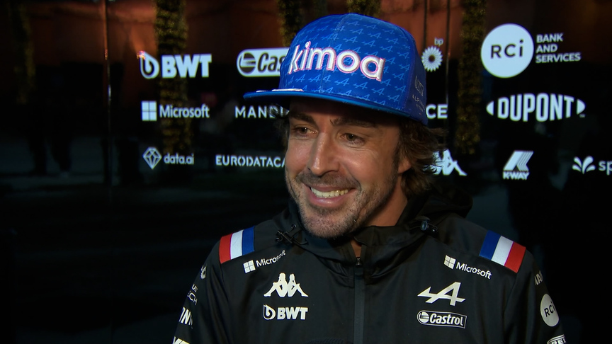 Fernando Alonso: Alpine 'surprised' by competitiveness at Bahrain GP practice