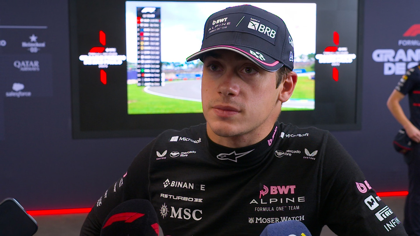 P18 Colapinto thanks his Alpine crew for getting his car fixed in time for Qualifying