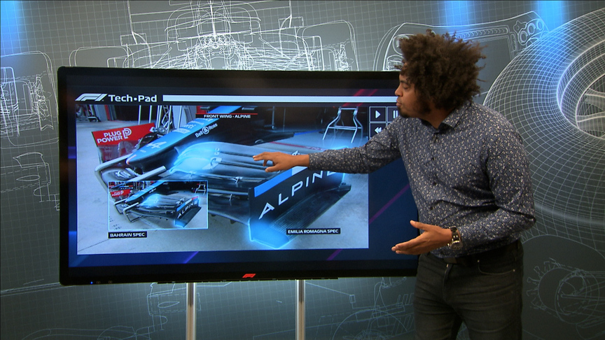 Free preview: F1 TV Tech Talk - Alpine's Imola upgrades