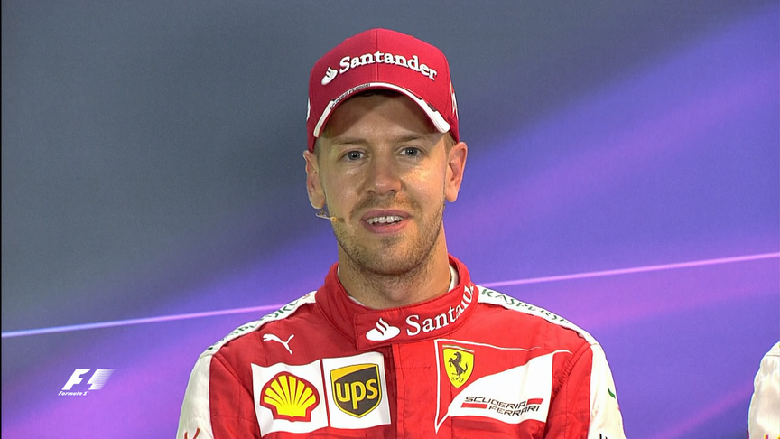 Sebastian Vettel Interview nach dem Qualifying in Singapur