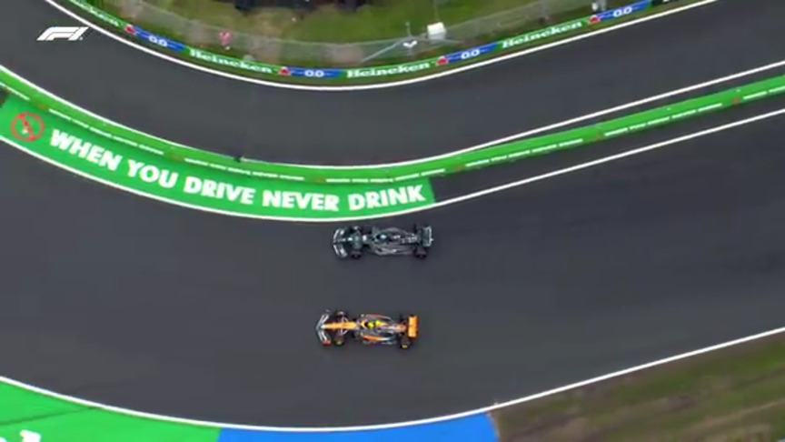 2023 Dutch Grand Prix: Drama on Lap 3 as Norris, Russell and Perez all lead the race