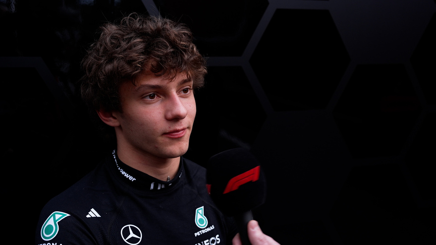 Antonelli  'cannot wait to start the first race' after trialing new car in Barcelona