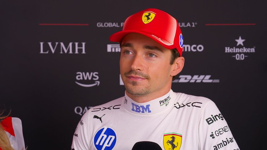 Leclerc 'quite happy' with P2 in Spa, a track on Ferrari's 'bad side'