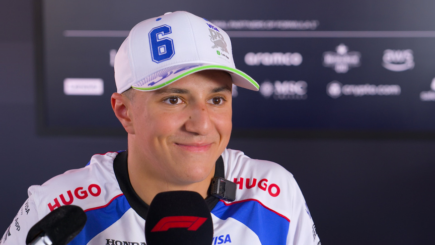 'I put it all on the line' – P4 Hadjar reacts after 'amazing qualifying' in Zandvoort