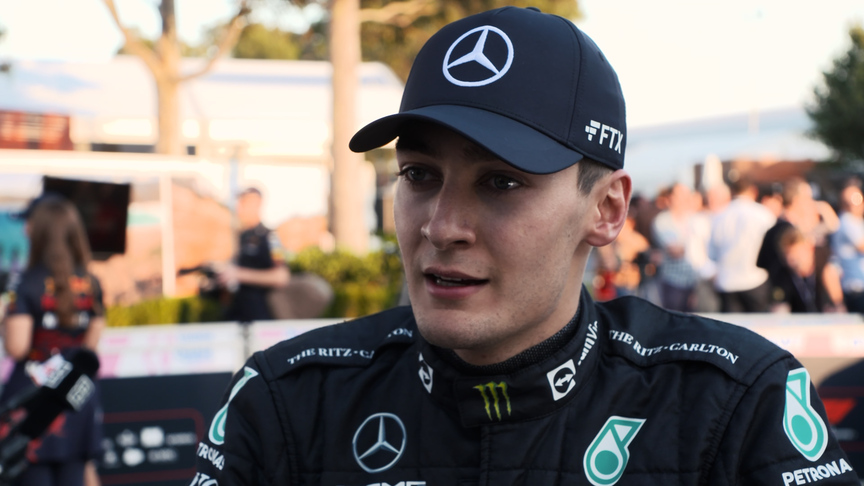 George Russell happy with Mercedes' points despite being 'fifth fastest team'