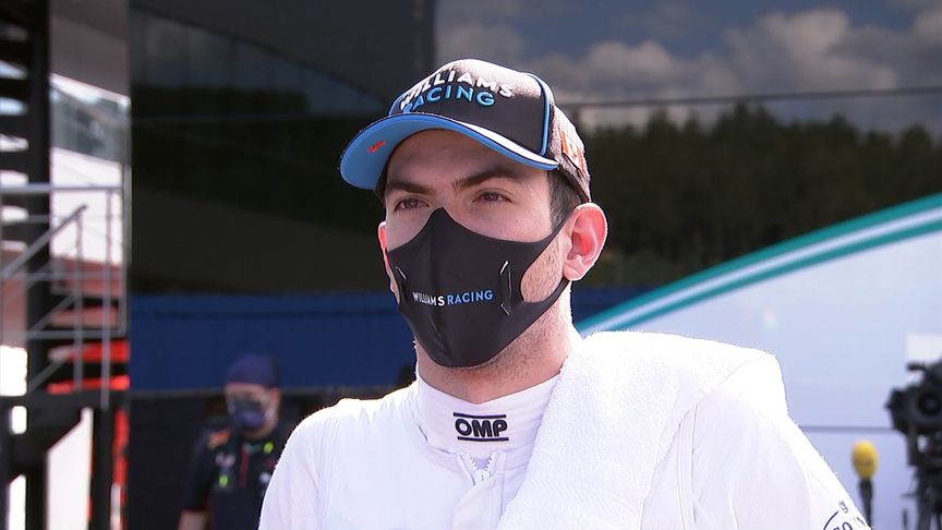 Nicholas Latifi 'pretty pleased' with P11 on F1 debut
