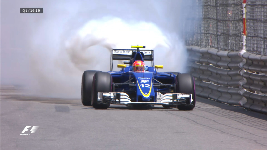 Qualifying: Nasr's hopes go up in smoke