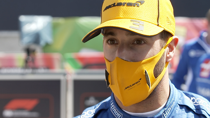 Daniel Ricciardo: Feels 'pretty dark' to be out in Q1 in Portimao