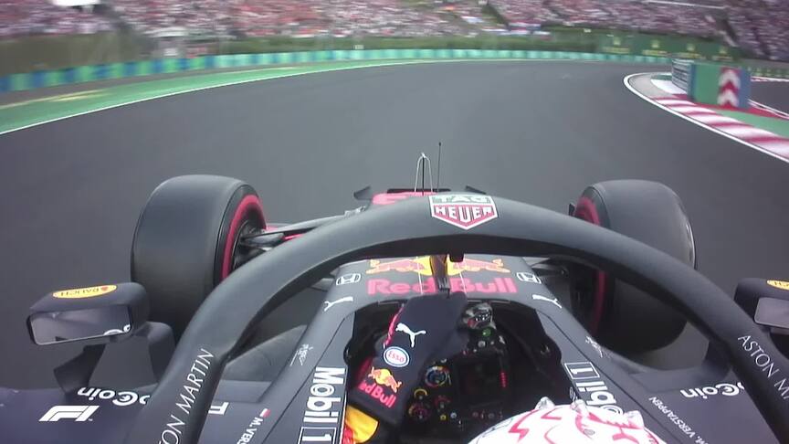 ONBOARD: Max Verstappen's Hungarian Pirelli pole position lap