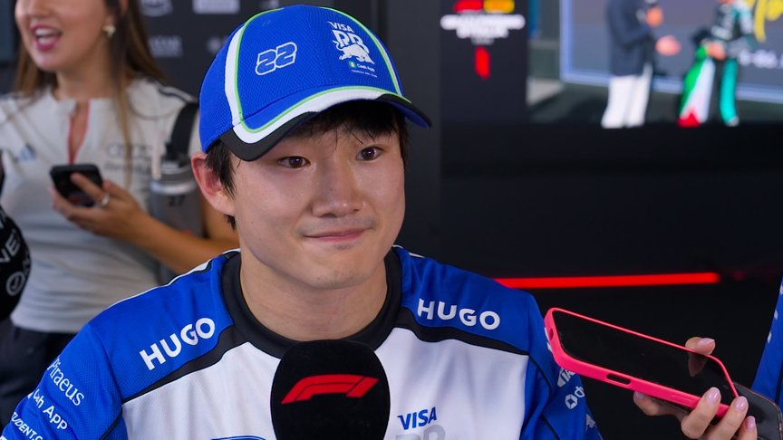 ‘I’ll take it!’ – Tsunoda pleased to score a point on his sub appearance for Racing Bulls