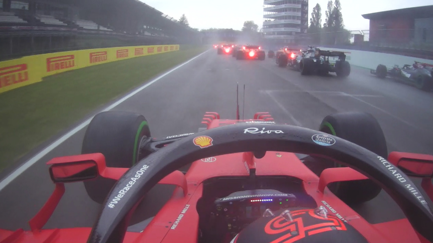 ONBOARD: Carlos Sainz's incredible first lap at Imola
