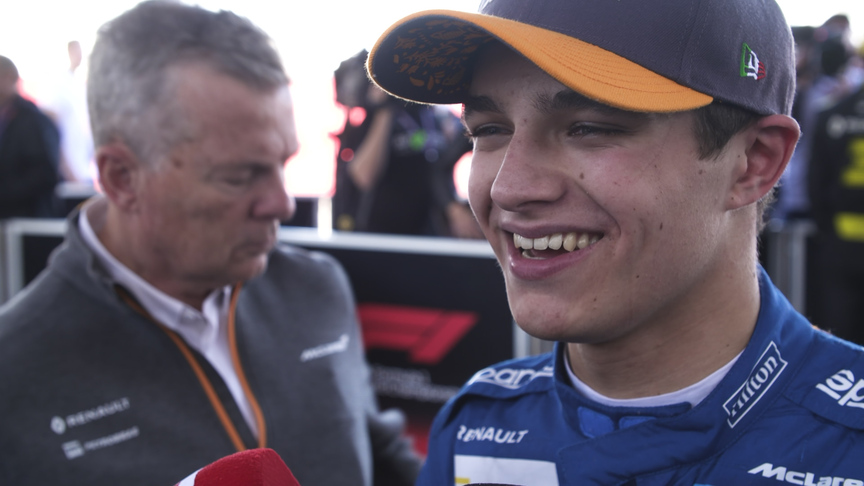 Lando Norris: Frustrated at an 'up and down' race