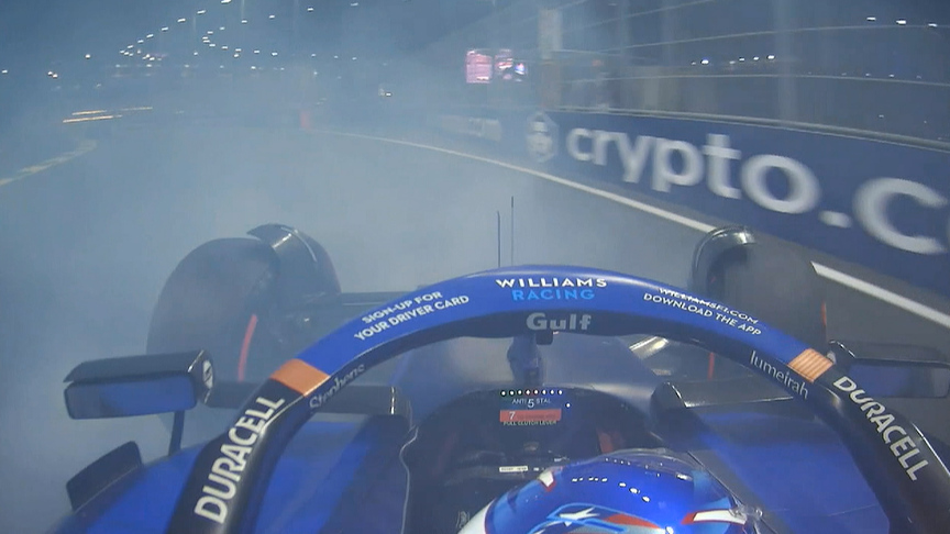 2023 Saudi Arabian GP Qualifying: Logan Sargeant suffers big spin as he tries to make amends for deleted lap