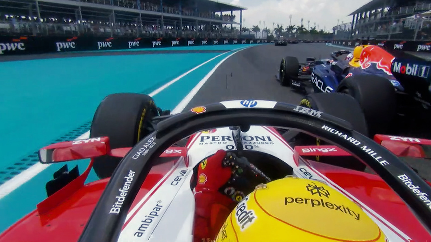 2026 Miami GP Sprint: Verstappen and Hamilton in Lap 1 wheel-to-wheel battle