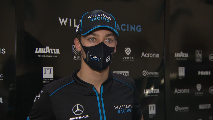 George Russell: 'Big lunges' from departing drivers mean Abu Dhabi GP 'could be a good one'