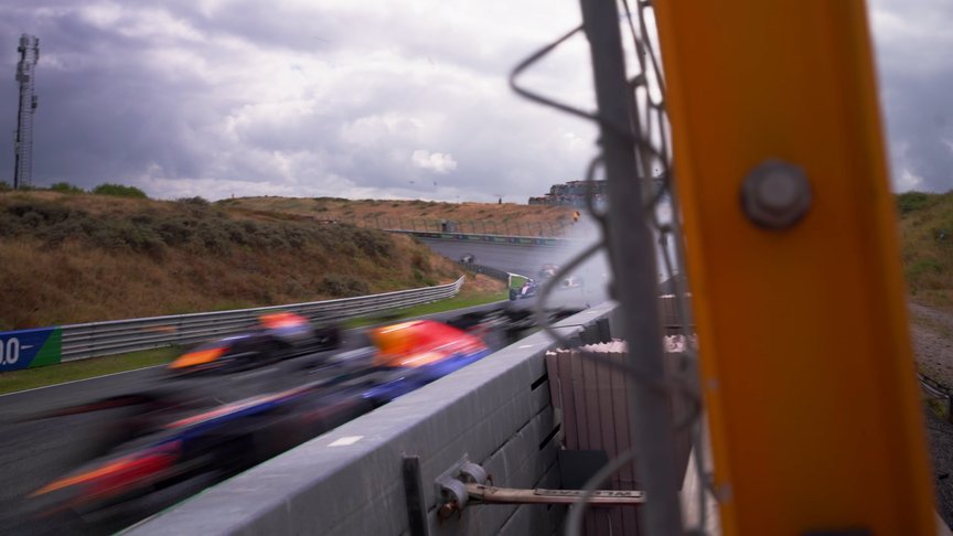 2026 Dutch Grand Prix: Dramatic trackside view of Verstappen’s Lap 2 crash