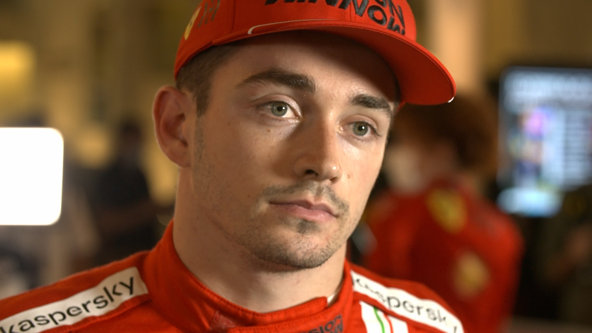 Charles Leclerc 'pushed too much in the first two sectors' at Abu Dhabi qualifying