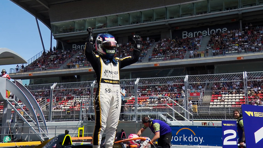 W Series: Chadwick takes fifth win in a row with victory in Spain