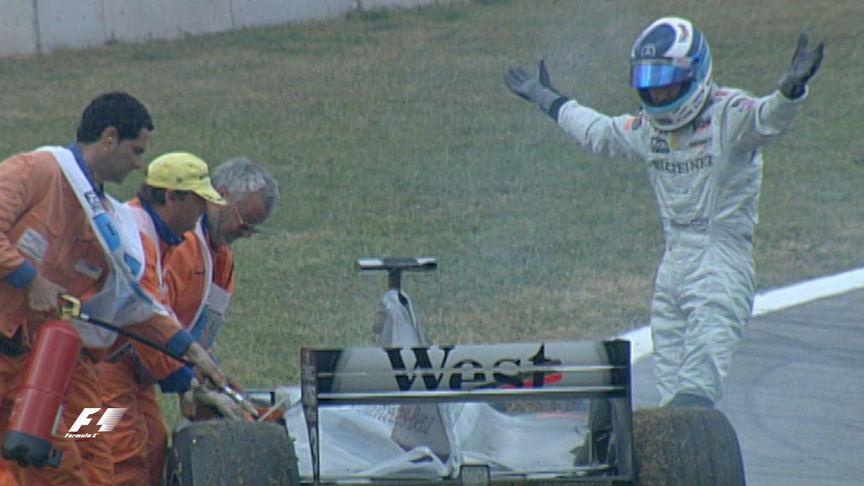 CLASSIC SPANISH GP - 2001 - Hakkinen Retirement