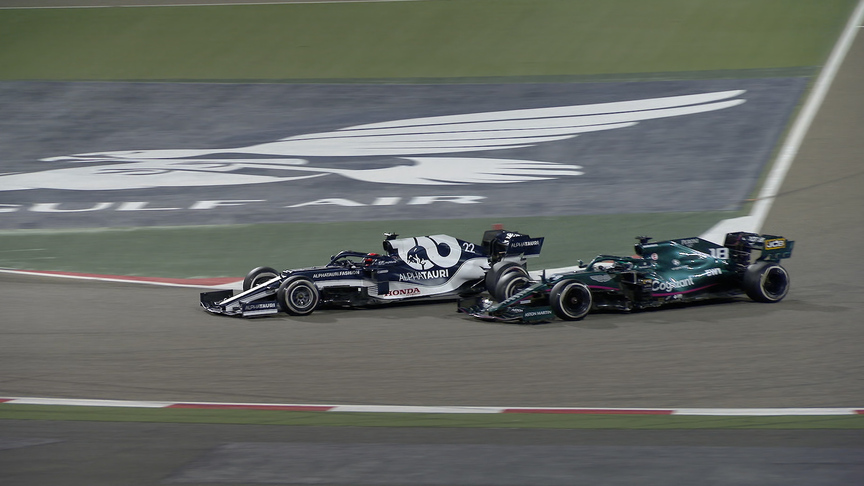 ONBOARD: Yuki Tsunoda's incredible overtakes in Bahrain